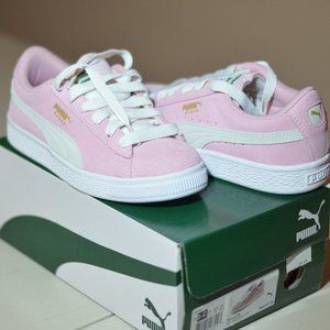 Kids Puma Suede Classic Pink Lady/Puma White Size 2